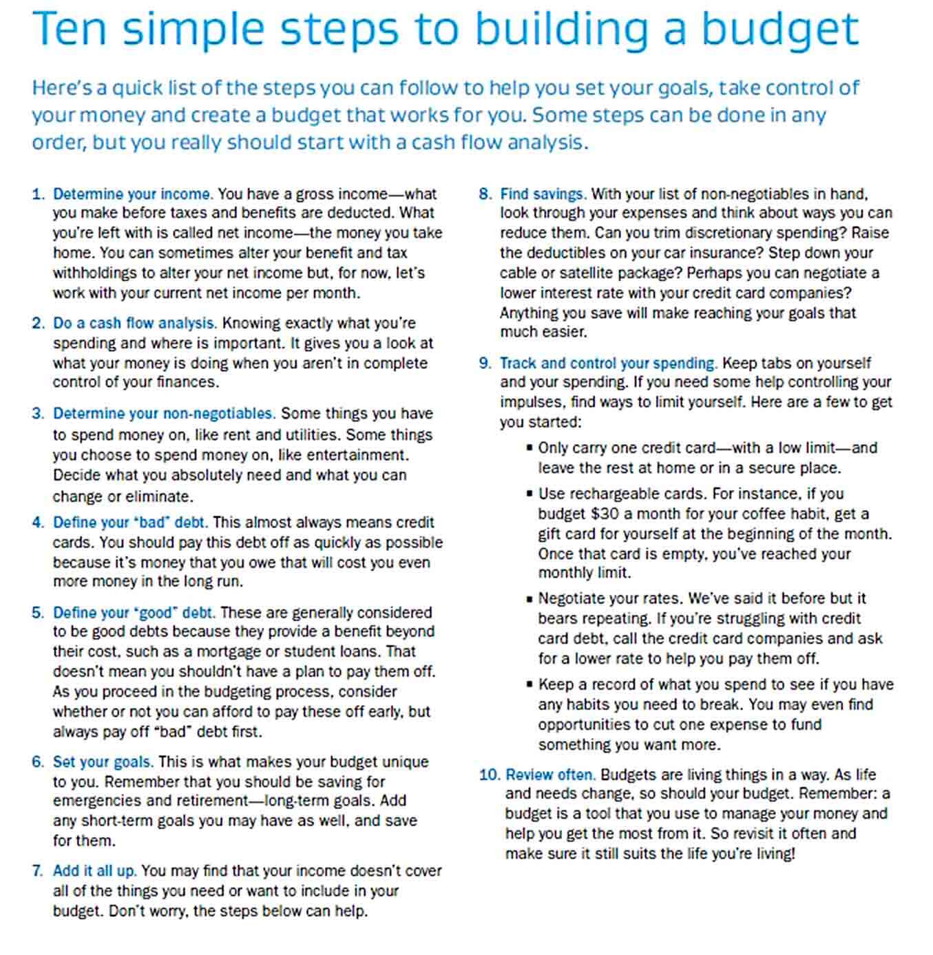 Simple Budget Planner PDF 1