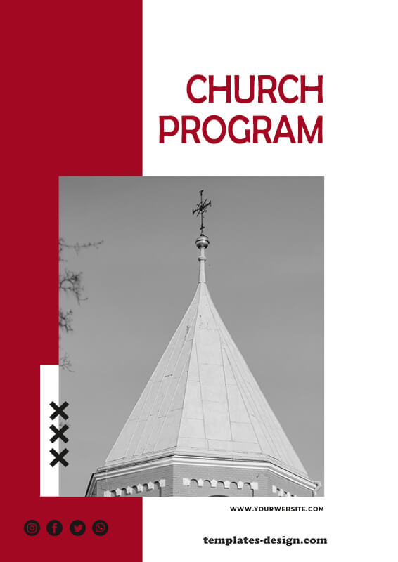 church program psd