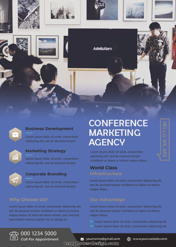 conference poster psd templates