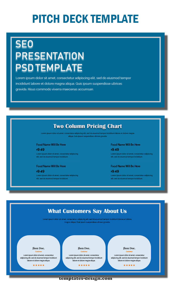 pitch deck templates for photoshop