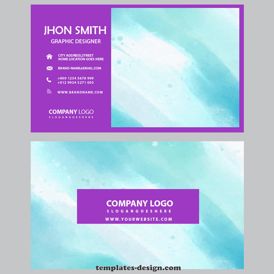 templates for business cards in psd design