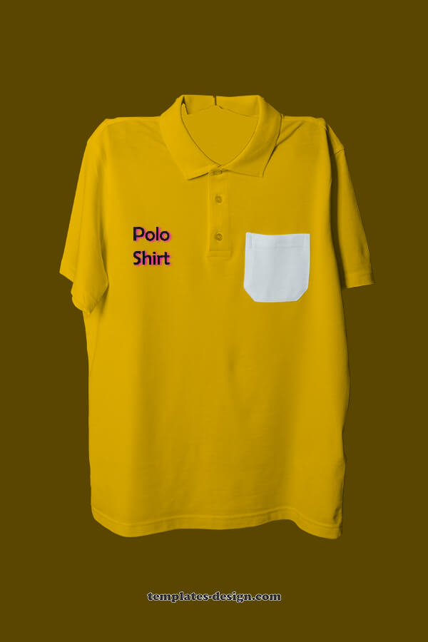 polo shirt psd templates