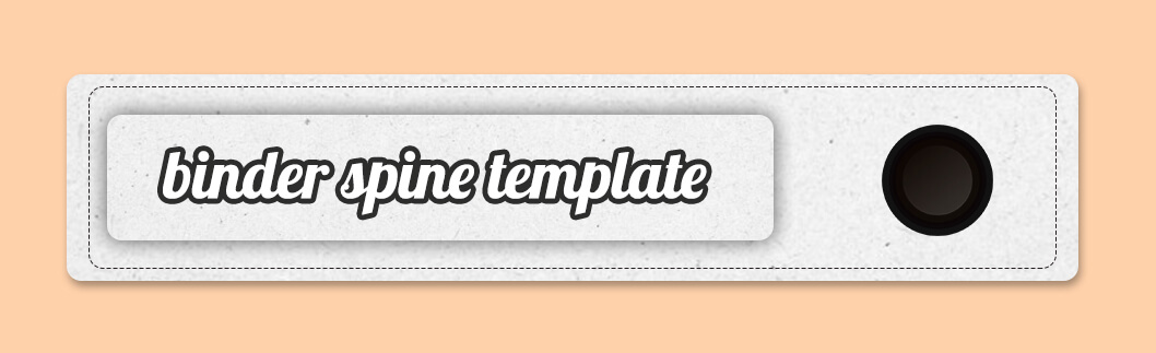 3 inch binder spine template Templates PSD Free file