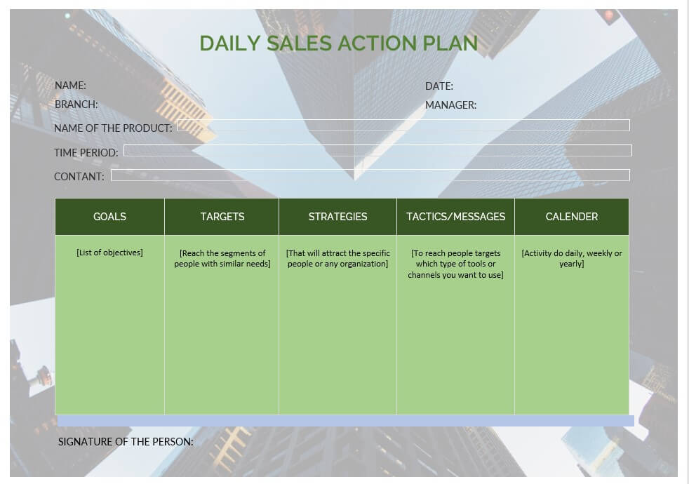 90 day action plan template 6