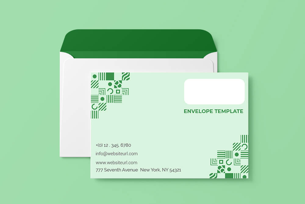 a 9 envelope template Templates PSD Free file