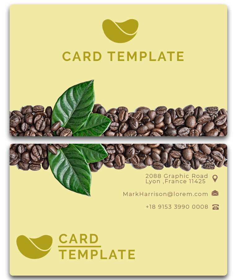 a2 card template in Photoshop PSD