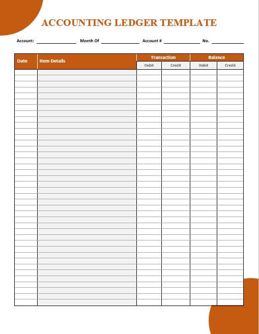 accounting ledger template 3