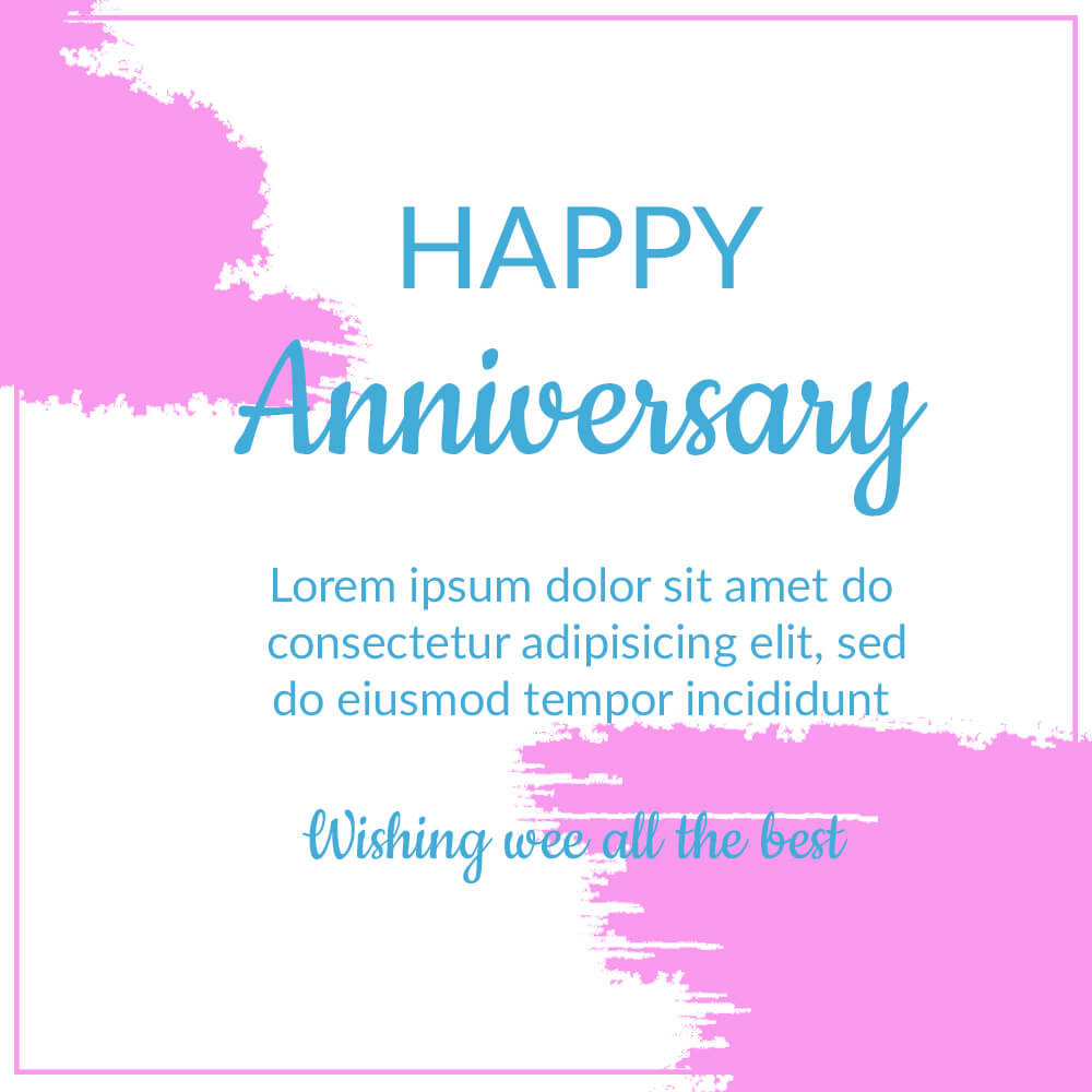 anniversary card template Templates for Photoshop