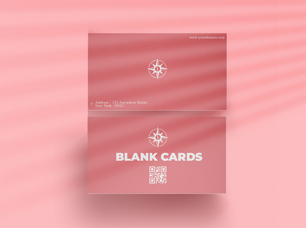 blank cards in Photoshop PSD