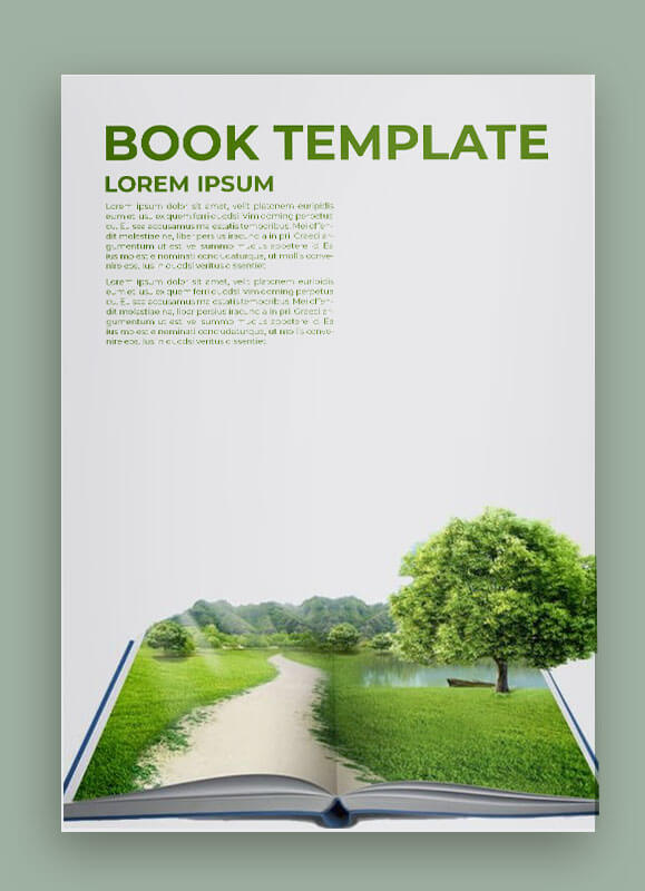 book template Customizable File PSD Design Templates