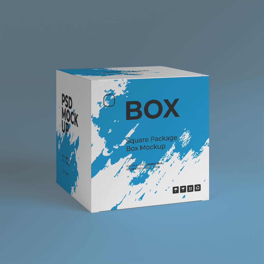 box template Templates PSD Free file