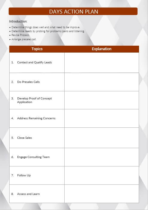 day action plan template 1