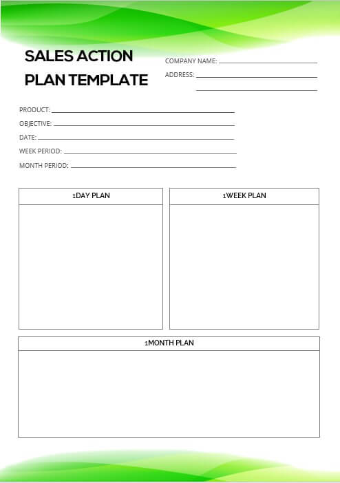 day action plan template 8