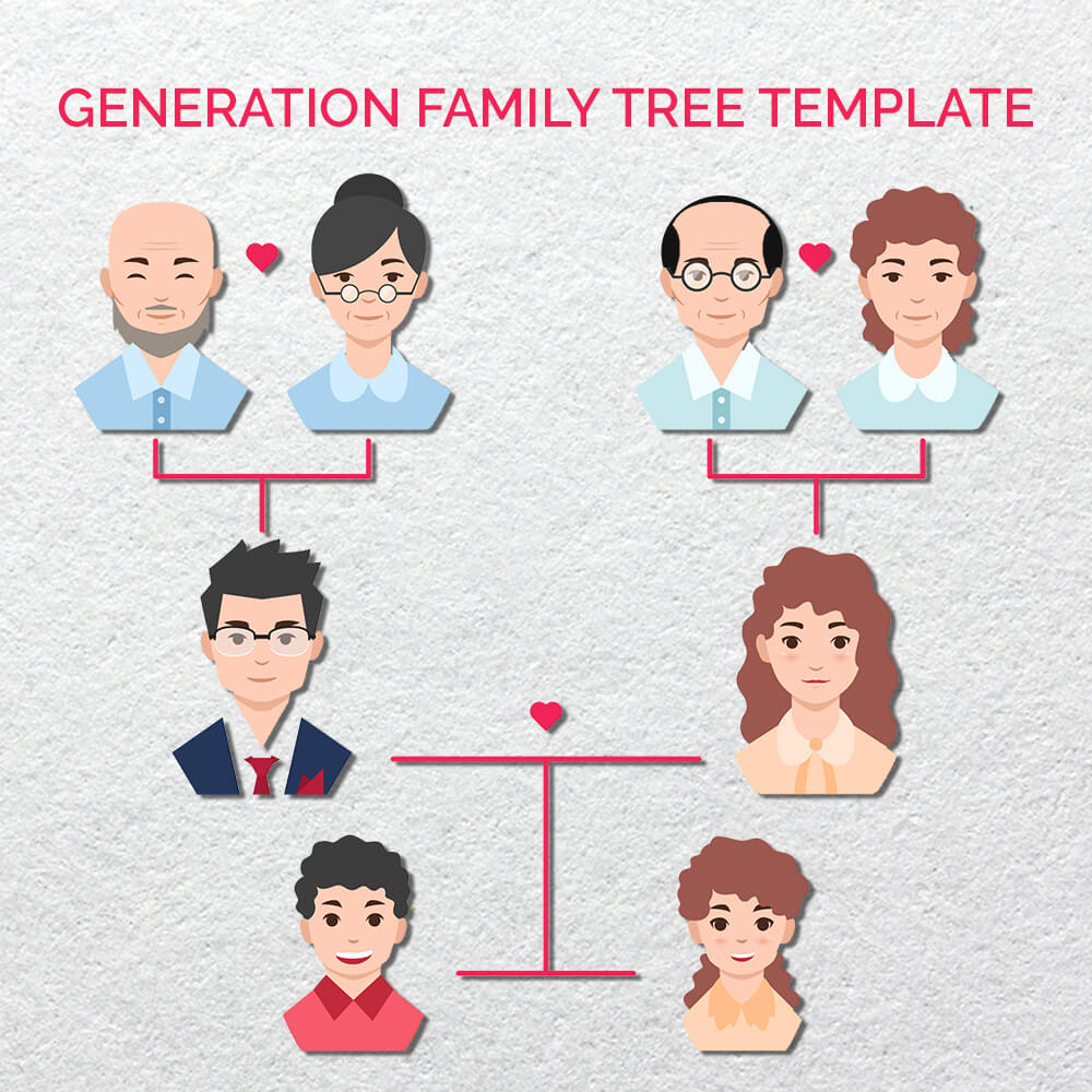 generation family tree template Templates PSD Free file